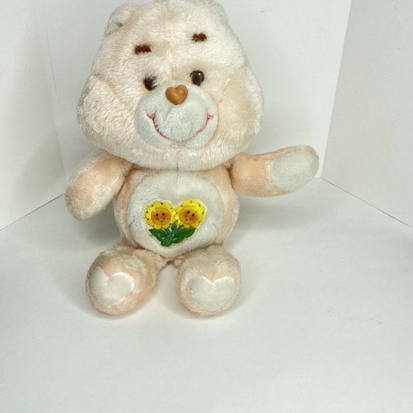 Care Bear Friend Bear 1983 Plush Orange vintage - Picture 1 of 9